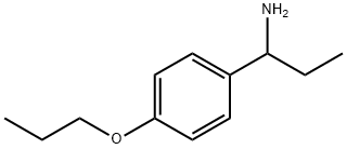 1-(4-propoxyphenyl)propan-1-amine 구조식 이미지