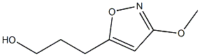 5-Isoxazolepropanol,3-methoxy-(9CI) Structure