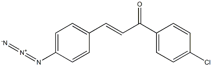 3-(4-azidophenyl)-1-(4-chlorophenyl)-2-propen-1-one Structure