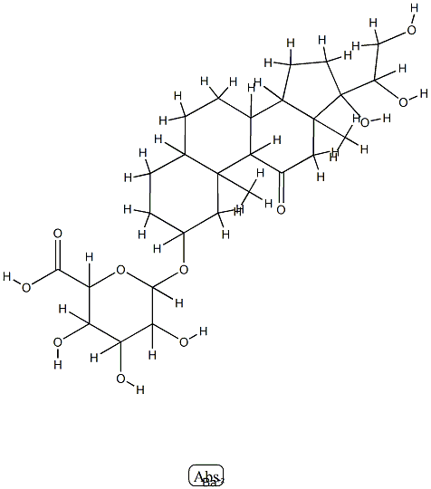 코르톨론-3-글루쿠로나이드 구조식 이미지