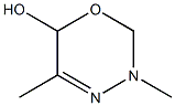 2H-1,3,4-Oxadiazin-6-ol,3,6-dihydro-3,5-dimethyl-(9CI) 구조식 이미지
