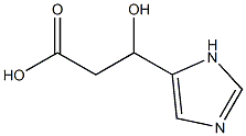 1H-Imidazole-5-propanoic  acid,  -bta--hydroxy- Structure