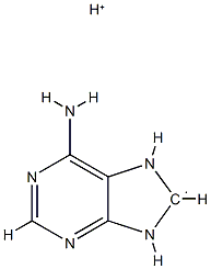 7H-Purin-8-yl,  6-amino-8,9-dihydro-,  conjugate  acid  (1:1) Structure