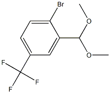 1-bromo-2-(dimethoxymethyl)-4-(trifluoromethyl)benzene Structure
