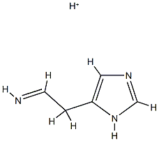 1H-Imidazole-5-ethanimine,  conjugate  acid  (1:1) 구조식 이미지