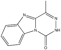 [1,2,4]Triazino[4,5-a]benzimidazol-1(2H)-one,4-methyl-(9CI) Structure