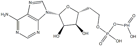 5'-deoxy-5'-phosphonomethyladenosine phosphate Structure