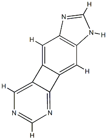 1H-Pyrimido[4,5:3,4]cyclobuta[1,2-f]benzimidazole(9CI) Structure