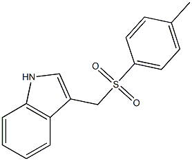 3-{[(4-methylphenyl)sulfonyl]methyl}-1H-indole Structure