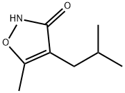 3(2H)-Isoxazolone,5-methyl-4-(2-methylpropyl)-(9CI) 구조식 이미지