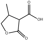 3-Furancarboxylicacid,tetrahydro-4-methyl-2-oxo-(9CI) Structure