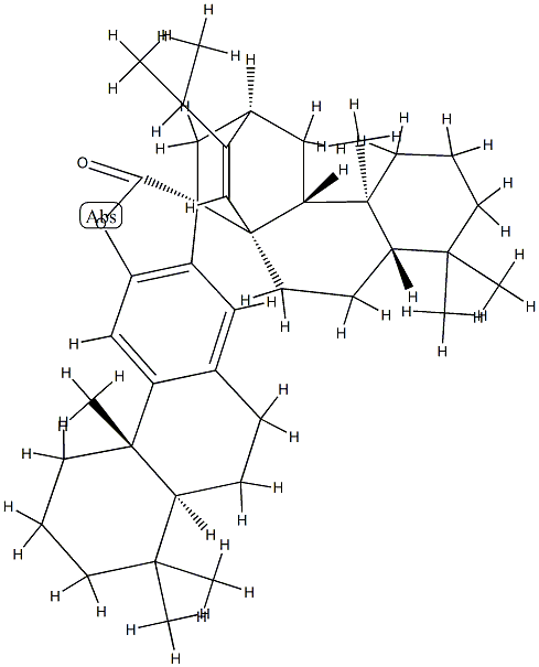 13-(1-Methylethyl)-15-[(4bS,8aS)-4b,5,6,7,8,8a,9,10-octahydro-3-hydroxy-4b,8,8-trimethylphenanthren-2-yl]-17-noratis-13-ene-15β-carboxylic acid γ-lactone Structure