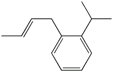 2-бутен, 1-о-cumenyl- (7CI) структурированное изображение