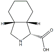 1H-Isoindole-1-carboxylicacid,octahydro-,(1-alpha-,3a-bta-,7a-bta-)-(9CI) 구조식 이미지