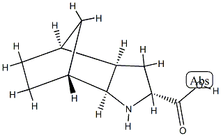 4,7-Methano-1H-indole-2-carboxylicacid,octahydro-,(2-alpha-,3a-alpha-,4-bta-,7-bta-,7a-alpha-)-(9CI) Structure