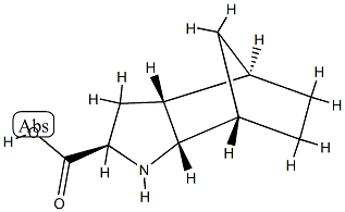 4,7-Methano-1H-indole-2-carboxylicacid,octahydro-,(2-alpha-,3a-alpha-,4-alpha-,7-alpha-,7a-alpha-)-(9CI) Structure