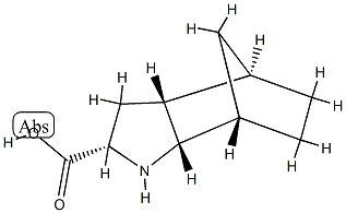 4,7-Methano-1H-indole-2-carboxylicacid,octahydro-,(2-alpha-,3a-bta-,4-bta-,7-bta-,7a-bta-)-(9CI) 구조식 이미지