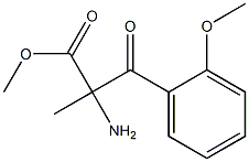 Phenylalanine,  2-methoxy--alpha--methyl--bta--oxo-,  methyl  ester Structure