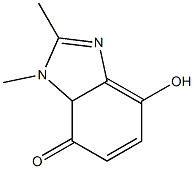 4H-Benzimidazol-4-one,3,3a-dihydro-7-hydroxy-2,3-dimethyl-(9CI) Structure