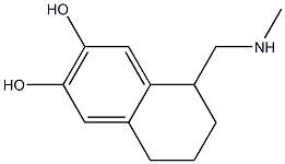 2,3-Naphthalenediol,5,6,7,8-tetrahydro-5-[(methylamino)methyl]-(9CI) Structure