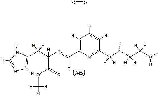 iron(II)-methyl 2-(2-aminoethyl)aminomethylpyridine-6-carboxylhistidinate Structure