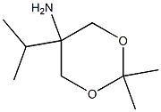 1,3-Dioxan-5-amine,2,2-dimethyl-5-(1-methylethyl)-(9CI) Structure