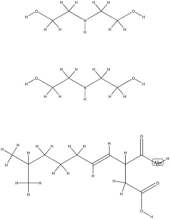 isooctenylsuccinic acid, compound with 2,2'-iminodiethanol (1:2) Structure