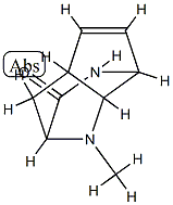 2,7-Methano-1H-cyclopentapyrazin-3(2H)-one,4,4a,7,7a-tetrahydro-1-methyl-,(2-alpha-,4a-bta-,7-alpha-,7a-bta-)-(9CI) 구조식 이미지