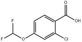 2-chloro-4-(difluoromethoxy)benzoic acid(WXFC0697) Structure