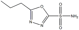 1,3,4-Oxadiazole-2-sulfonamide,5-propyl-(6CI) Structure