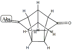 1,5,2,4-에탄디일리덴사이클로펜타(cd)펜탈렌-3,6(1H,4H)-디온,헥사하이드로- 구조식 이미지
