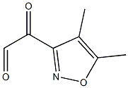 3-Isoxazoleglyoxylaldehyde4,5-dimethyl-(6CI) Structure