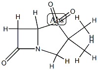 2,2-dimethylpenam sulfone Structure