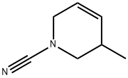 1(2H)-Pyridinecarbonitrile,3,6-dihydro-3-methyl-(6CI) Structure