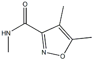 3-Isoxazolecarboxamide,N,4,5-trimethyl-(6CI) Structure