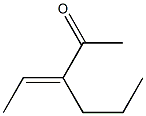 2-Hexanone, 3-ethylidene- (6CI,9CI) Structure