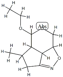 5H-1,6-Dioxa-2-azacyclopent[cd]indene,5-ethoxy-3,4,4a,7,7a,7b-hexahydro-4-methyl-,[4S-(4alpha,4aalpha,5alpha,7aalpha,7balpha)]-(9CI) Structure