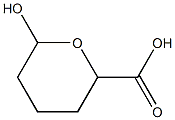 2H-피란-2-카르복실산,테트라히드로-6-히드록시-(9CI) 구조식 이미지