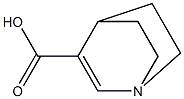 1-Azabicyclo[2.2.2]oct-2-ene-3-carboxylicacid(6CI) Structure