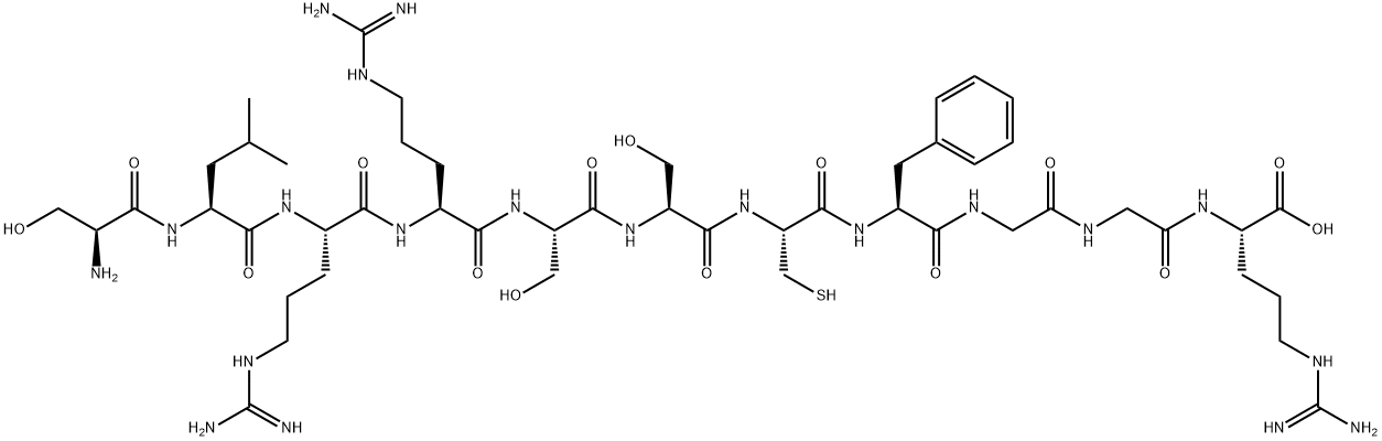 atrial natriuretic factor (1-11) Structure