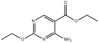 5-Pyrimidinecarboxylicacid,4-amino-2-ethoxy-,ethylester(6CI) Structure