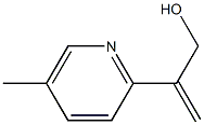 2-피리딘에탄올,5-메틸-베타-메틸렌-(6CI) 구조식 이미지