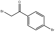 2,4'-Dibromoacetophenone 구조식 이미지