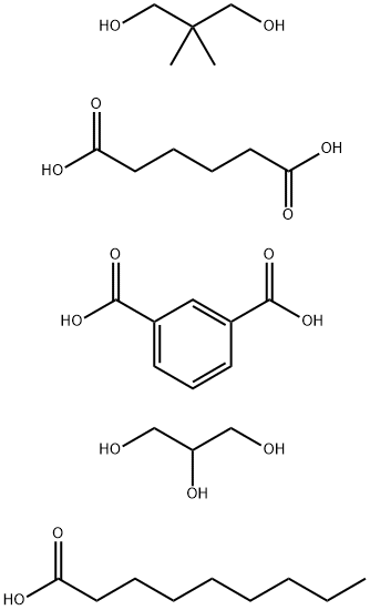 1,3-Benzenedicarboxylic acid, polymer with 2,2-dimethyl-1,3-propanediol, hexanedioic acid and 1,2,3-propanetriol, nonanoate Structure