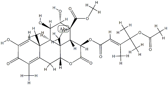 DEHYDROBRUCEANTINOL Structure