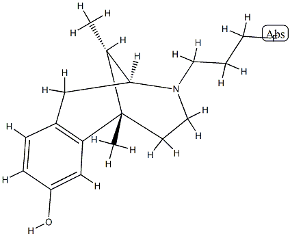 N-(3-fluoropropyl)-N-normetazocine Structure