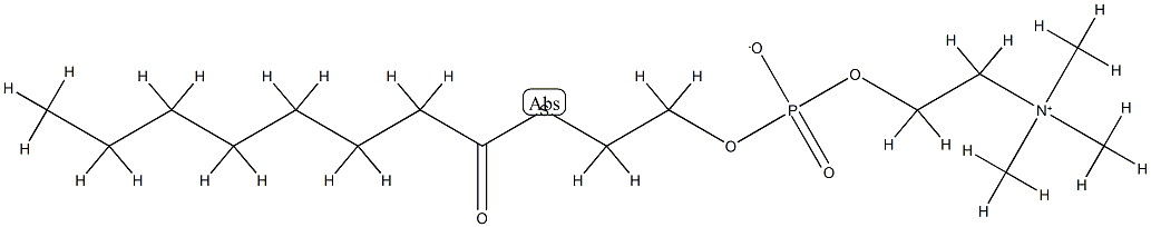 (n-octanoylthio)phosphatidylcholine Structure