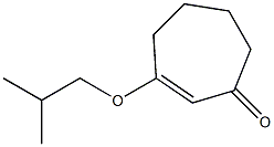 2-Cyclohepten-1-one,3-(2-methylpropoxy)-(9CI) Structure