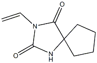 1,3-Diazaspiro[4.4]nonane-2,4-dione,3-vinyl-(6CI) Structure