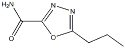 1,3,4-Oxadiazole-2-carboxamide,5-propyl-(9CI) Structure